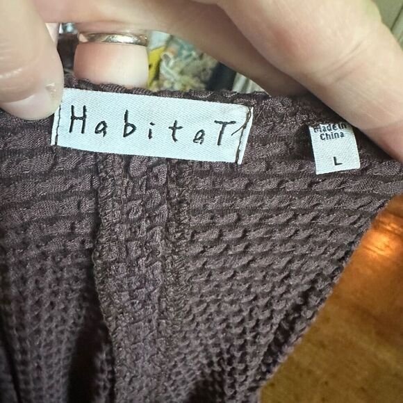 Habitat brown sustainable XL flowy lagenlook tunic - Picture 3 of 3